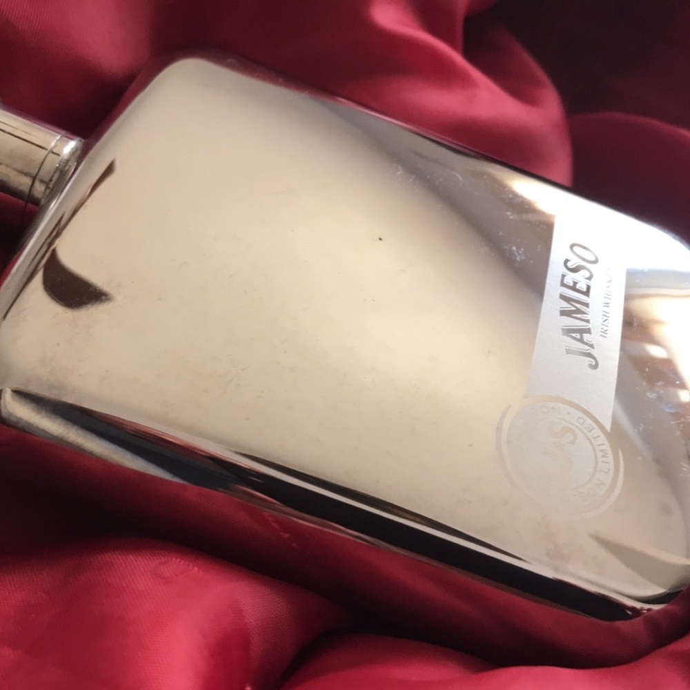 Jameson Silver Hip Flask